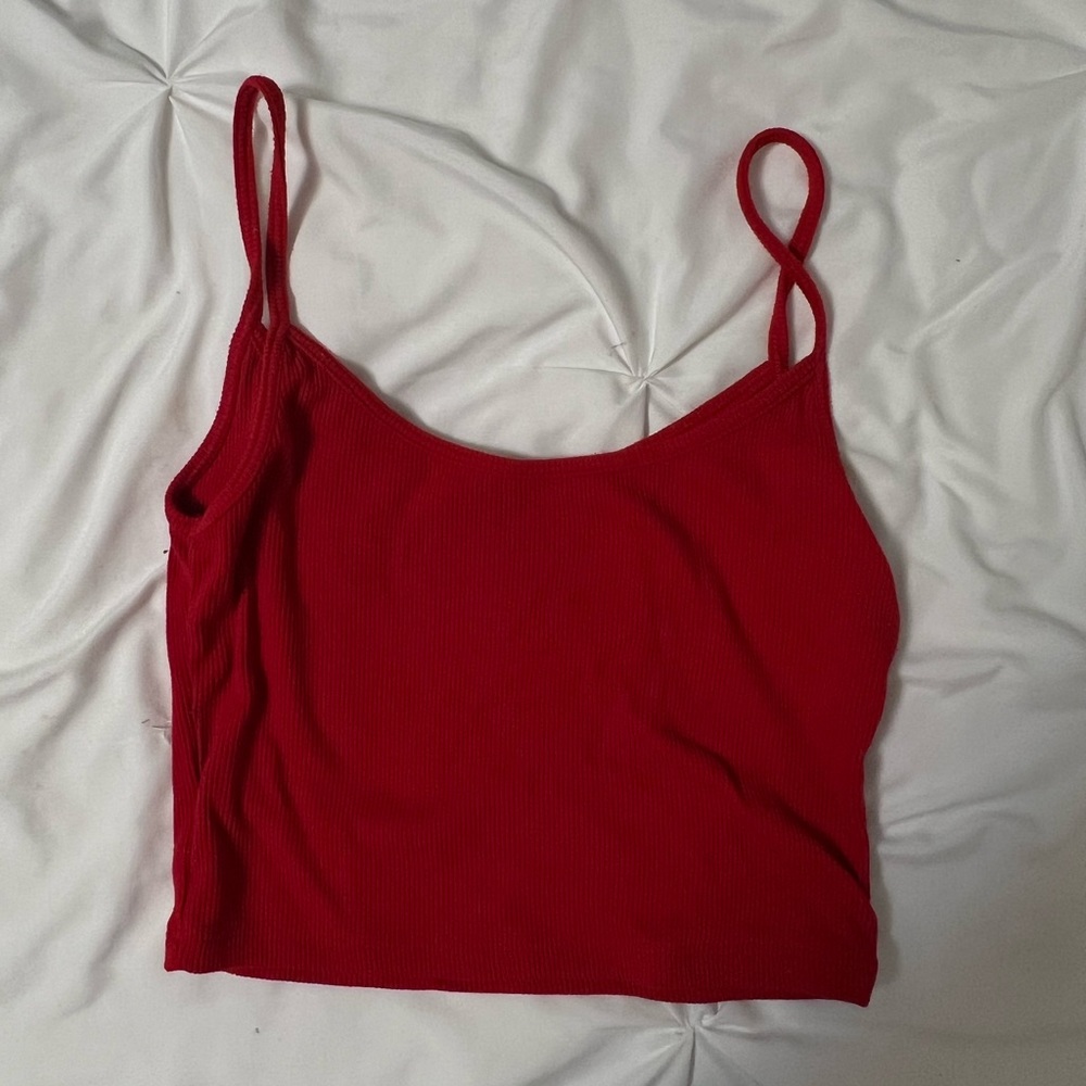 Brandy cropped tank